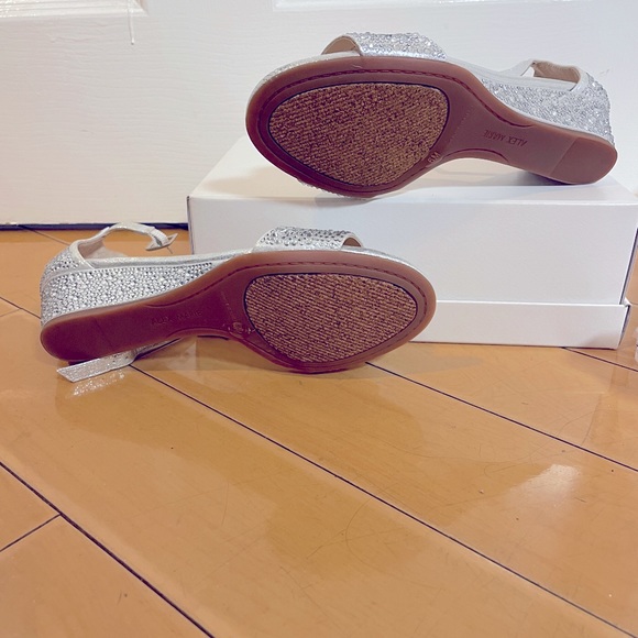 Alex Marie Rhinestone Wedge Sandals: wedding shoes - Picture 3 of 3